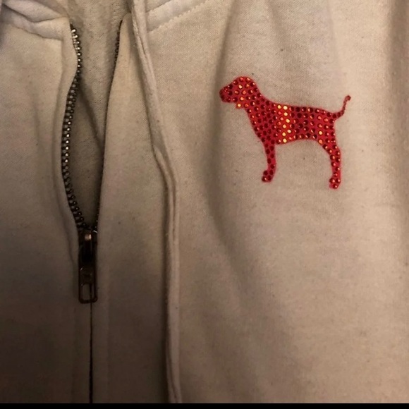 VS PINK Large Vintage Sunset Ombré Full Zip- RARE/H2F - Picture 6 of 9